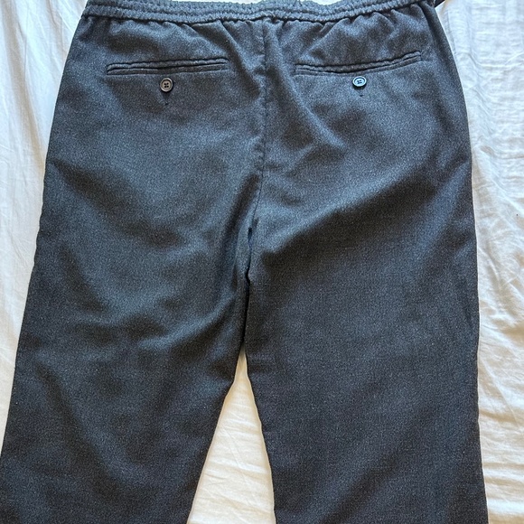 Wool-blend🐑elastic waist drawstring pants - Picture 6 of 6